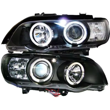 X5 E53 LED-Scheinwerfer mit LED ENGEL EIGEN 1999-2002 Schwarzer Wohnraum