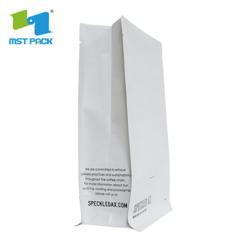 biodegradable resealable black coffee packaging bags 1kg with valve