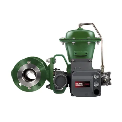 Professional FISHER V200 Series Vee-Ball Rotary Control Valve with Flanged Body, HD Ball Seal and Segmented Ball Technology