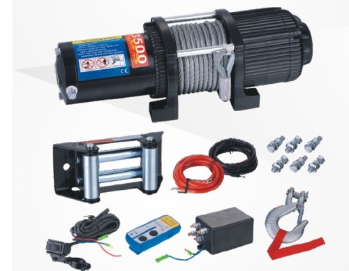 3500lb ATV Electric Winch dengan Remote Switch