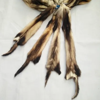 Wholesale Soft Fitch fur Tanned Ferrets Fur  Fitch Pelt