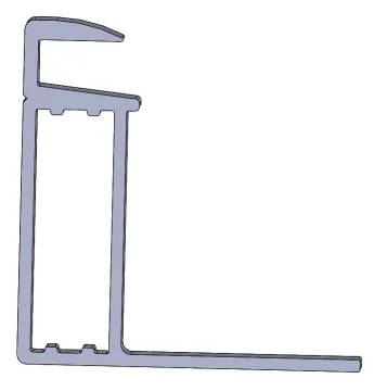 Aluminum PV solar module frame-681