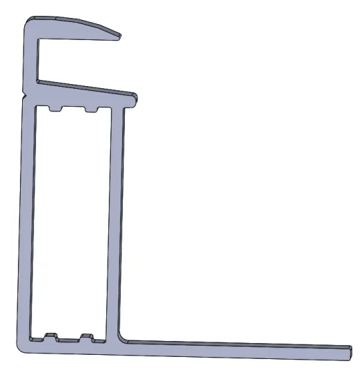 Aluminum PV solar module frame-681