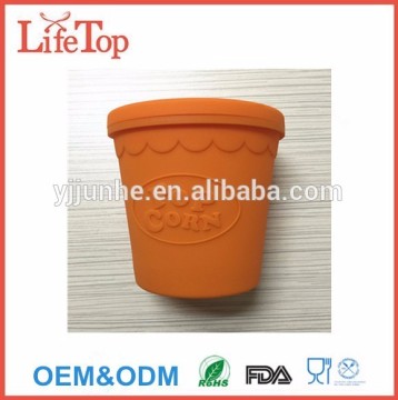 BPA Free Silicone Popcorn Maker 2 Quarts (6 - 8 Cups)