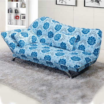 Recliner Headrest Metal Fabric Single Sofa Bed
