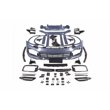 Car Conversion Upgrade Bodykit for Porsche Cayenne 9Y0 9YA 9YB: Turbo Bumper with TKT Aero Kits