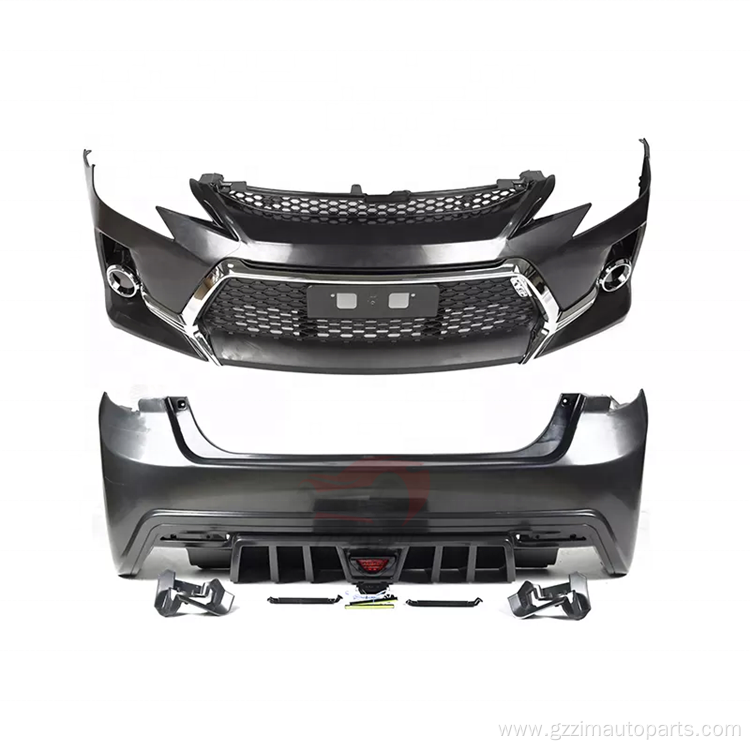 Mark X 2010-2017 front and rear bumper