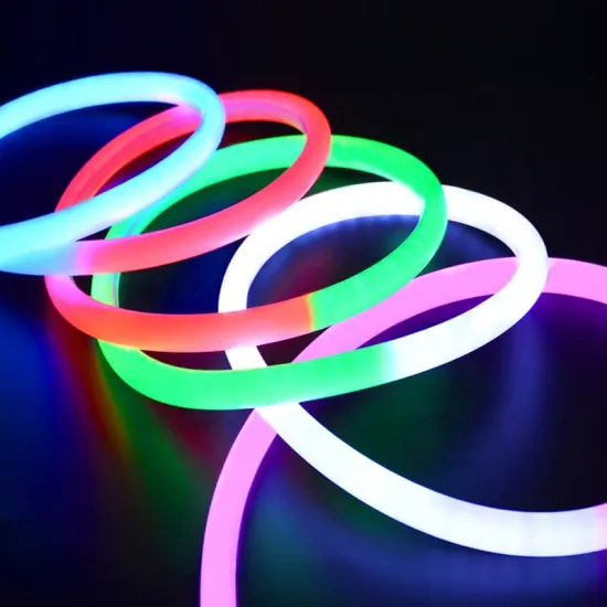 Waterproof RGB Addressable Flex LED Strip Light 5V/12V/24V 360 Degree Silicone Tube