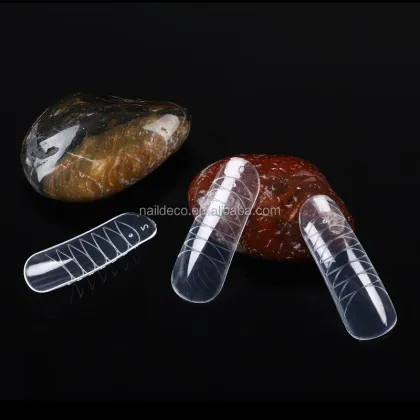 Poly Gel Nail Form Dual System Multipurpose Nail Art Mold Tips - 12 Sizes per Box