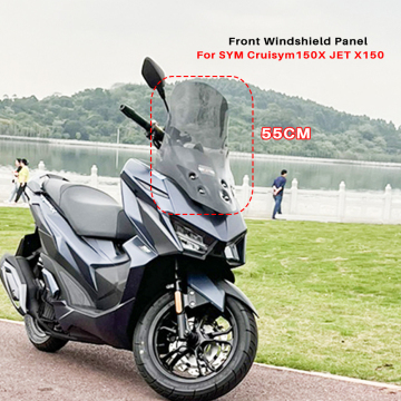 En pare-brise avant Sym CRUISYM150X - Nouveau panneau modifié à Jet X150