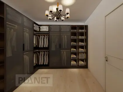 Modern Design Walk In Wardrobe Cloth Closet