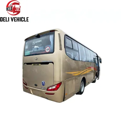 Used Luxury Coach Bus Kinglong XMQ6802 - 31 Seats