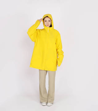 Adult all season outdoor hiking Waterproof color customized single person reflective polyester raincoat suit
