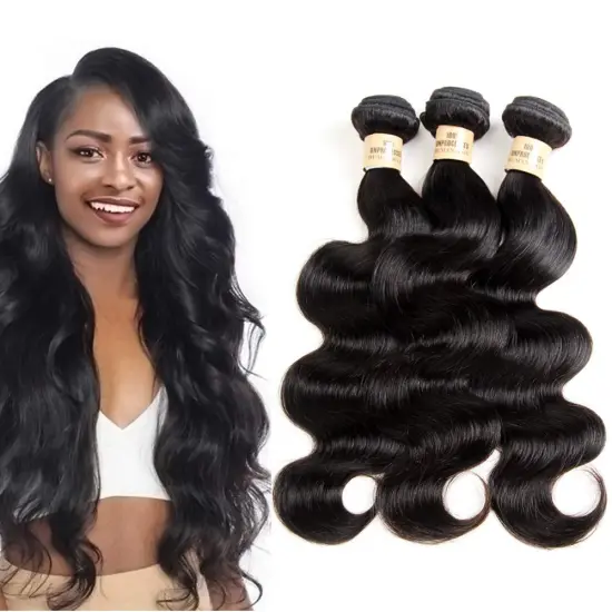 Unprocessed Extensions Human Hair Natural Weave Bundles Vendor Ra Virgin Brazilian Cuticle Aligned Virgin Body Wave Hair Bundles