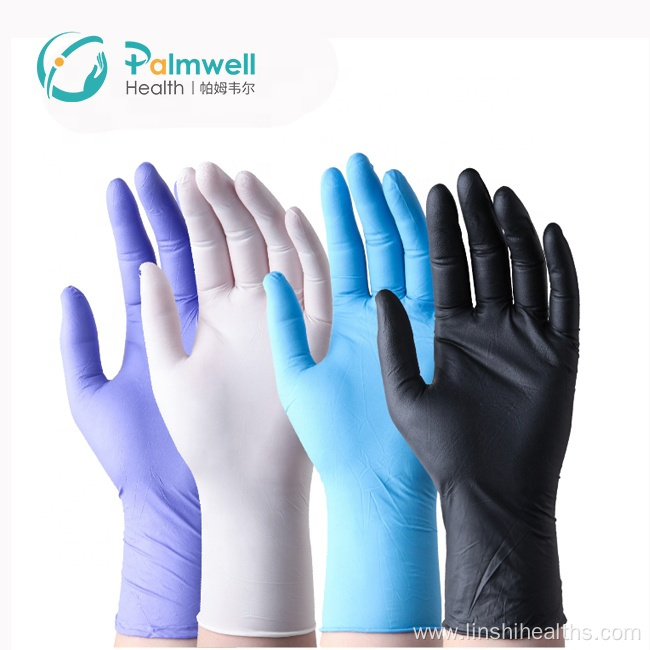 Food Grade Black Nitrile Gloves latex free