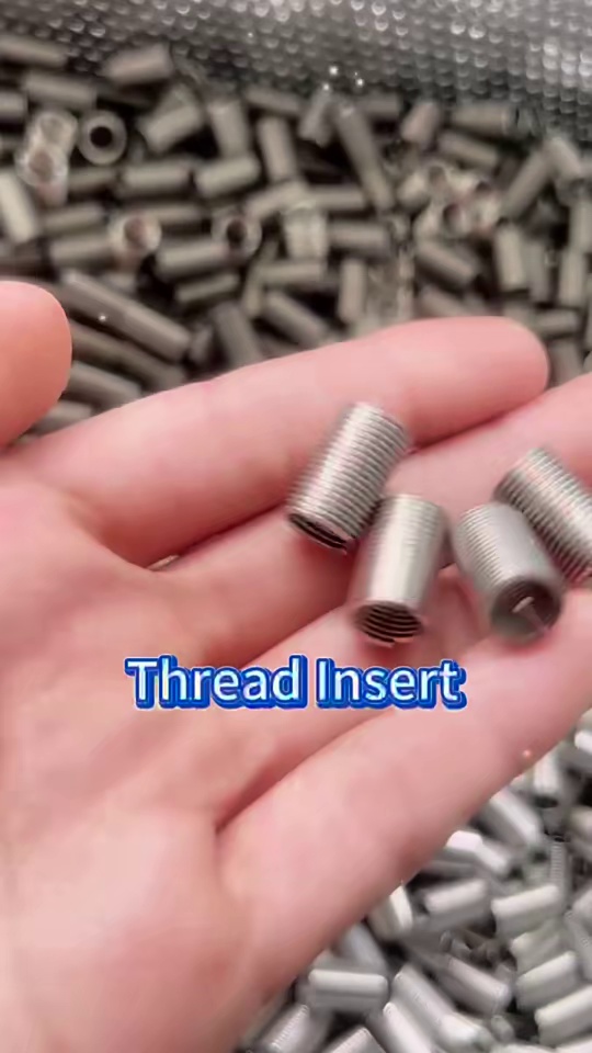 Manufacturer's Stainless Steel ST12*1.5 Natural Surface Thread Insert Metric Measurement System Packed in Cartons