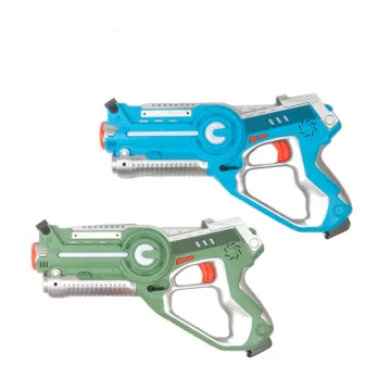 Newest Family Game: 4Pcs Infrared Shooting Laser Tag Gun Set with Sound and Vibration