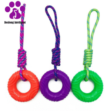 Dog Chew Toy Featuring Tooth-Cleaning Surface Textures