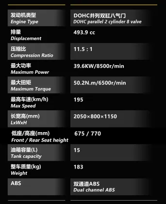 New Design Fast Speed Retro Motorcycle