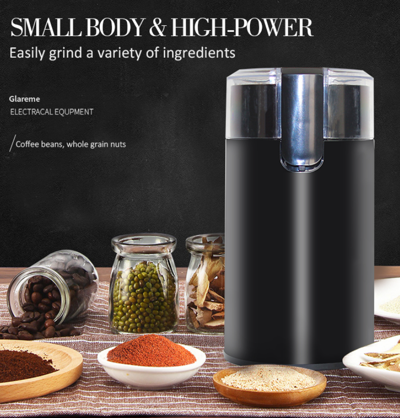 High Quality Black Electric Coffee Grinder