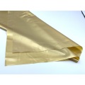 Película de PVC de color dorado translúcido suave