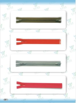 3# 5# 8# Metal Plastic Nylon zipper with auto-lock slider MZ-0004