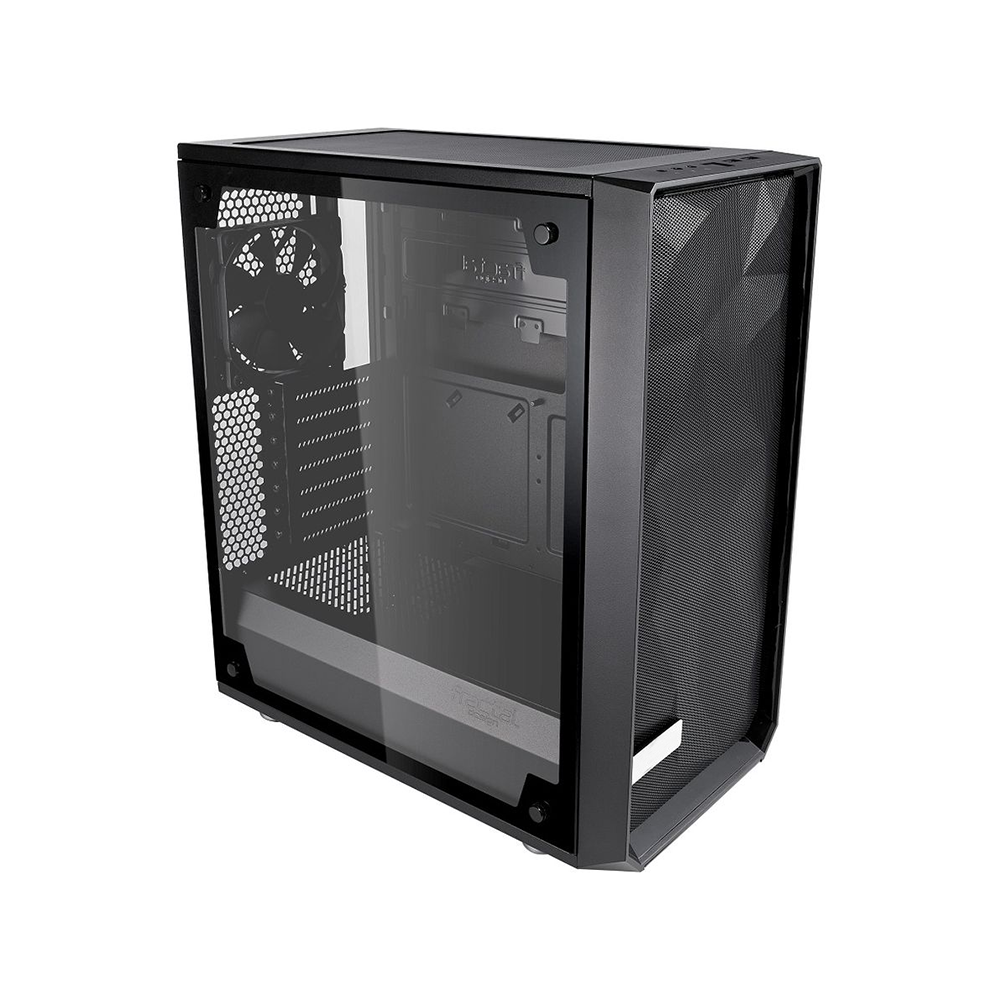 Recinto de carcasa de la torre de PC de aluminio negro personalizado