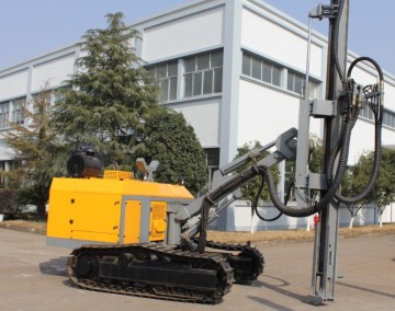 Pneumatic crawler drill