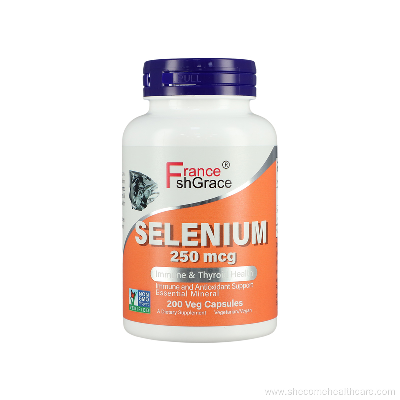 Selenium Capsules L Selenomethionine Mineral Supplement