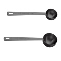 15 ml Waffenschwarz-plattiert Edelstahlkaffee Messung Scoop