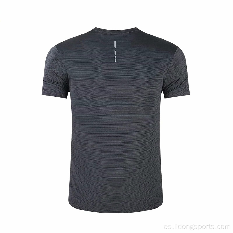 Camiseta de camiseta de calidad para hombres de verano camisetas reflectantes reflectantes