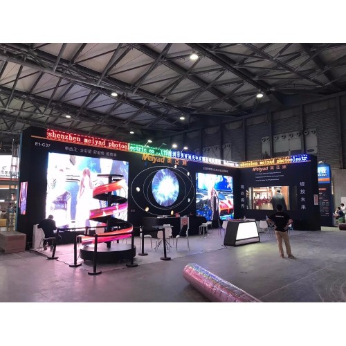 Remote control led circle display small led screen