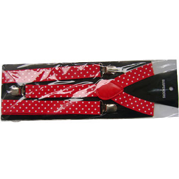 Pomotional suspender, customized logos are accepted