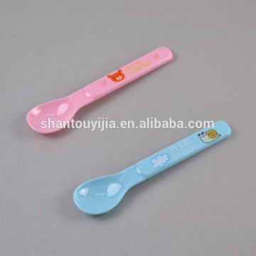 Cartoon plastic baby feeding spoon