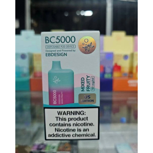 EB Design BC5000 Puffs Desechable Vape Caja al por mayor