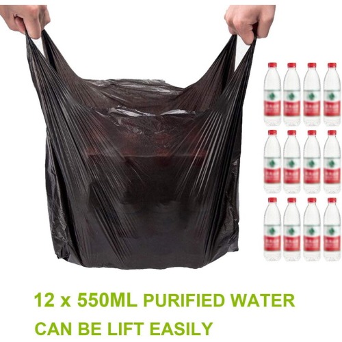 HDPE T Shirt Bag Drawstring Trash Bags Plastic Shopping Bag