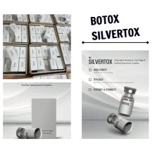 Silvertox 100u re n tox bienox navotox liztox wiztox type a toxin kaimax toxina botulinica for Facial Anti Wrinkle