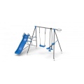 Garden Furniture Kids Galvanized Metal Slide Swing sets