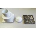 HTPP Plastic 10x10cm floor drain linear/Angle type square shower floor drain