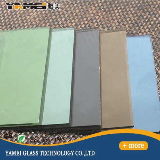 color float reflective glass for windows or door