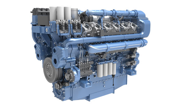 12m55 motores a diesel Weichai para geração de energia