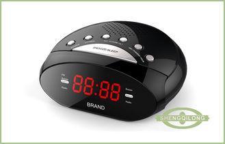 Mini Dual Alarm Tabletop Clock Radio Home 220V DC Electroni