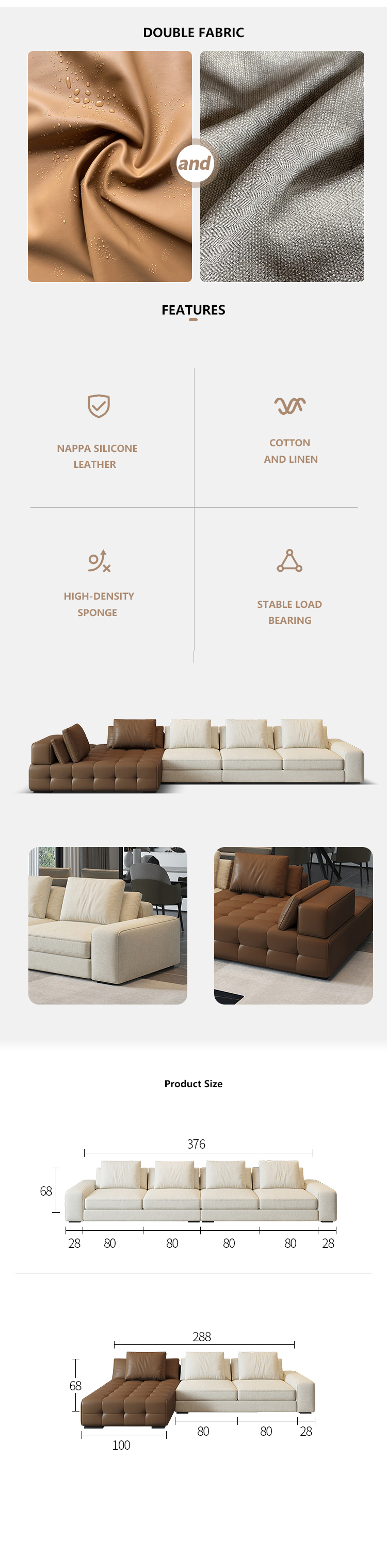 Sofas For Home Furniture Living Room Modern