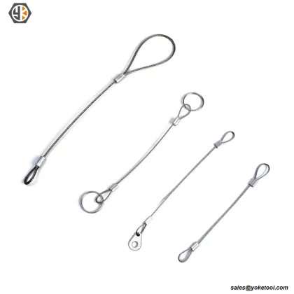 Loop to Loop Wire Rope Lanyards