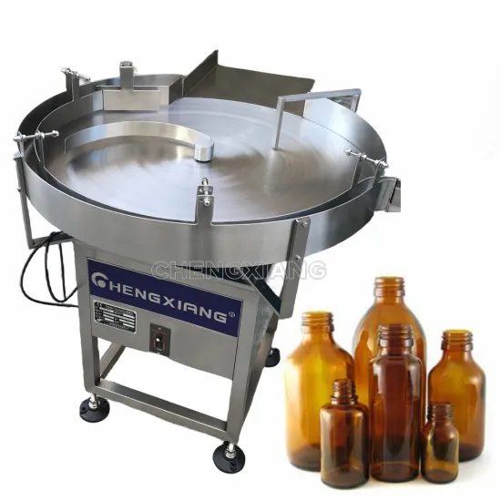 In Stock: Automatic Round Jar & Bottle Feeding Turntable Machine (100ml, 500ml, 1000ml)