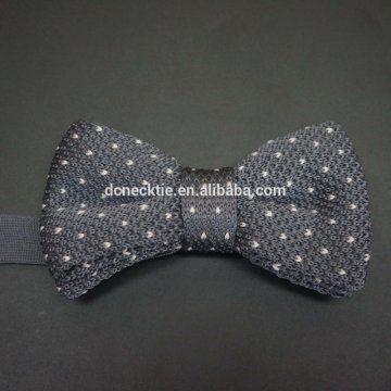 poly woven knitted bow ties
