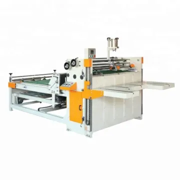 Good Condition Cheap Semi Automatic Folder Gluer Machine for Corrugated Sheets