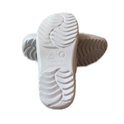 High Quality Lightweight Cleanroom ESD Shoes Antistatic White ESD SPU Slipper