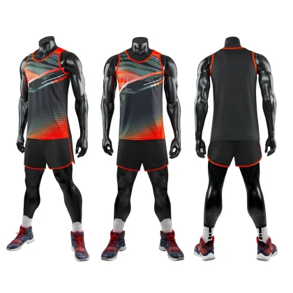 wholesale unisex track and field sportswear 2 piece
