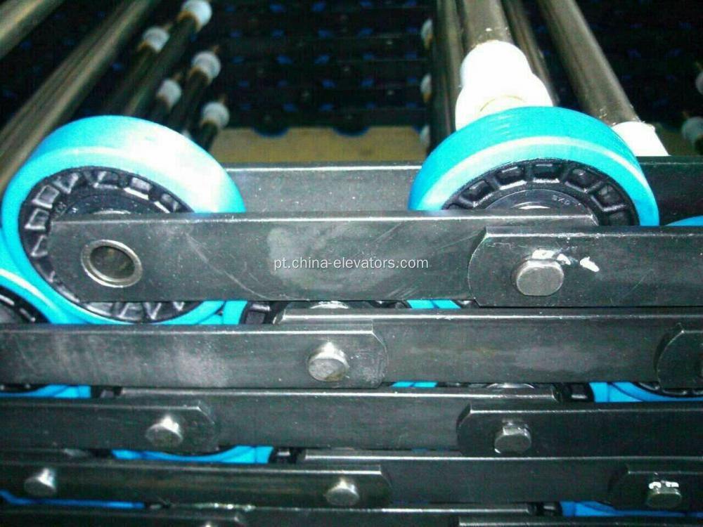 Conjunto de corrente de etapas 136,8 * 80 * 23 * 6204 para escadas rolantes LG Sigma